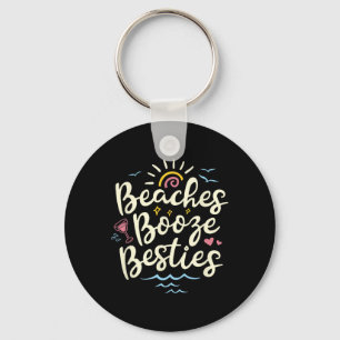 Porte-clés Plages Alcool Meilleures Amies Été Meilleure Amie