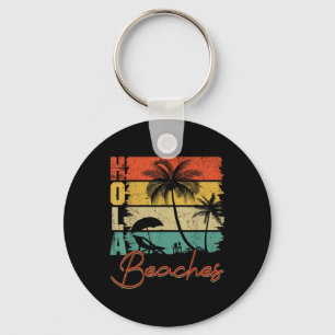 Porte-clés Plages de Hola Palm Trees Plage Sunset Tropica