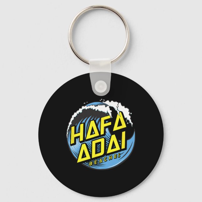 Porte-clés Plages Tropical Wave Hafa Adai - 671 Gu Guam (Recto)