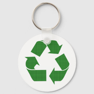Porte-clés plaid recycle