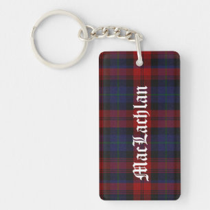 Porte-clés plaid tartan personnalisé du clan MacLa