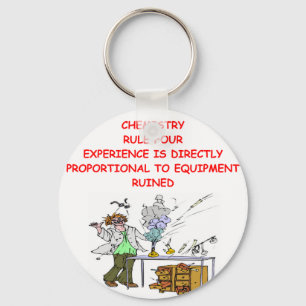 Porte-clés plaisanterie de chimie