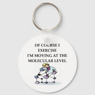 Porte-clés Plaisanterie de chimie de PHYSIQUE