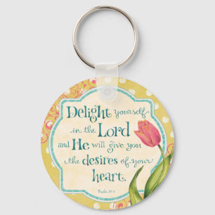 Porte-clés Plaisir dans le seigneur Keychain