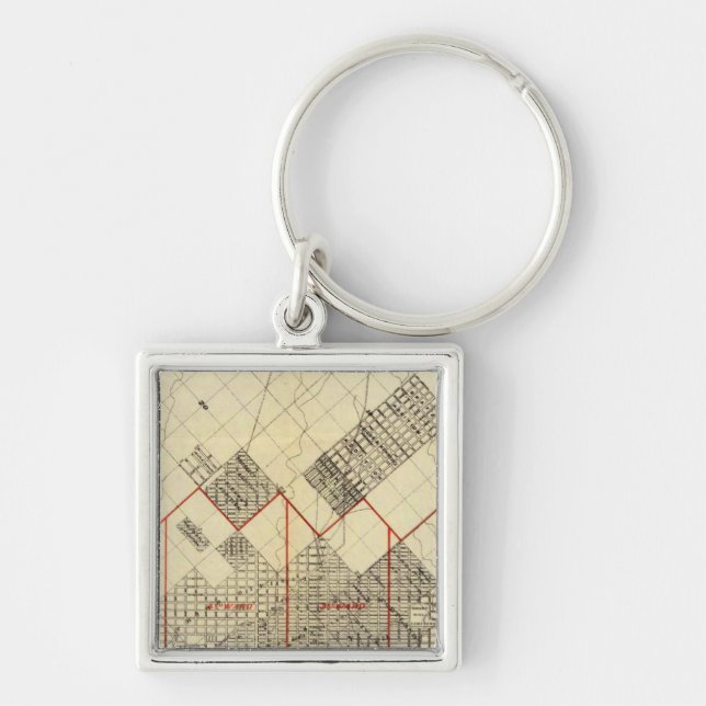 Porte-clés Plan de Duluth et de ses banlieues (Devant)