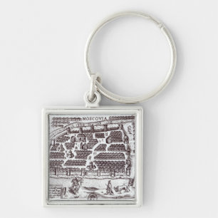Porte-clés Plan de Moscou, 1628