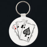 Porte-clés Planche de cartes Las Vegas<br><div class="desc">Las Vegas Card Deck Mariage Season Idées Mariage Designs</div>