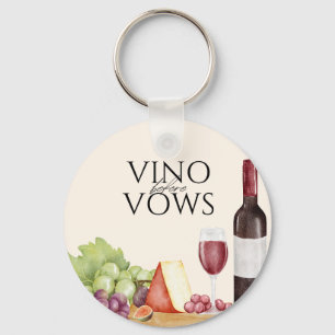 Porte-clés Planche de charcuterie Vino avant les Vœux pour un