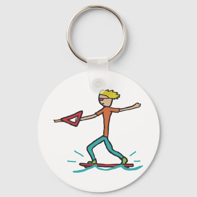 Porte-clés Planche de wakeboard (Recto)