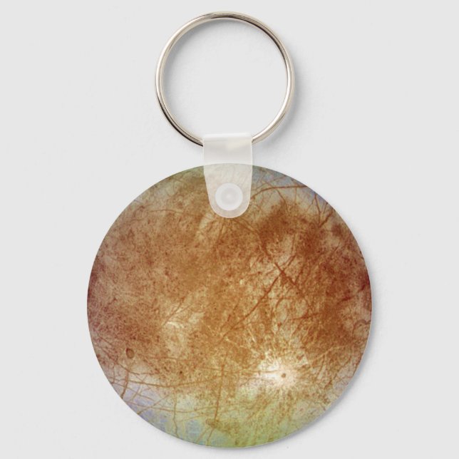 Porte-clés PLANET JUPITER'S MOON EUROPA (système solaire) ~ (Recto)