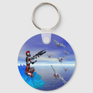 Porte-clés Planète Alien
