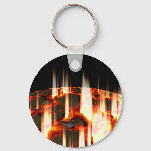 Porte-clés planète en feu