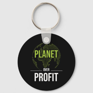 Porte-clés Planète sur le profit - Protection De l'environnem