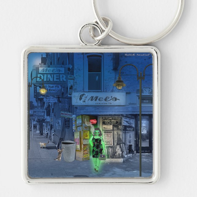 Porte-clés Planète Terre, Terre Promise ? (Devant)