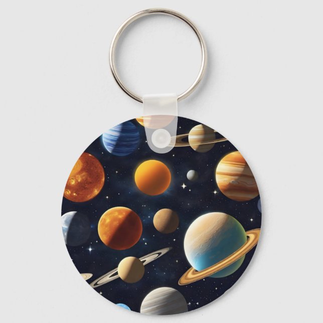 Porte-clés Planètes spatiales 2 (Recto)