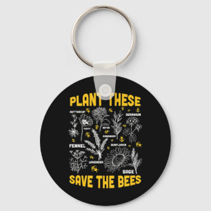 Porte-clés Plant These Save The Bees