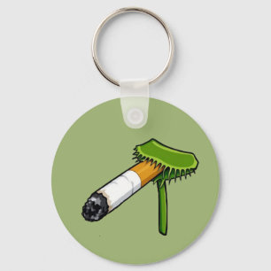 Porte-clés Plante piège à Venus avec cigare