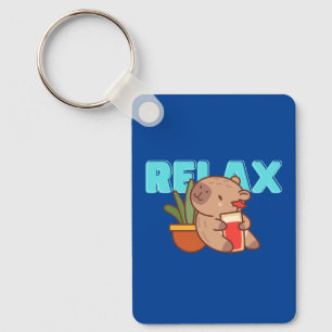 Porte-clés Plante Pot Capybara