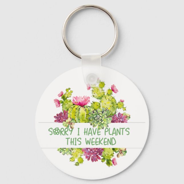 Porte-clés Plantes et fleurs (Recto)