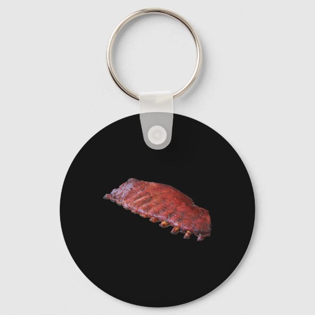 Porte-clés Plaque de côtes de porc BBQ  (Recto)