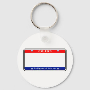 Porte-clés Plaque de licence vide en Ohio