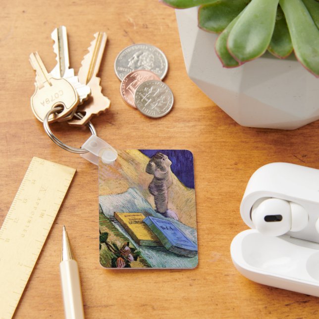 Porte-clés Plaster Statuette Rose et romans Vincent van Gogh (Bureau)