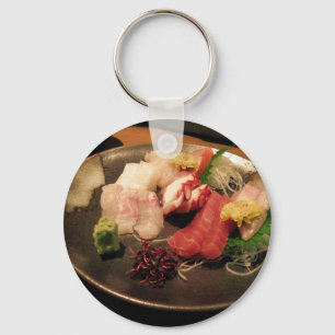 Porte-clés Plate Wasabi Japan Sushi Power Fish Asia