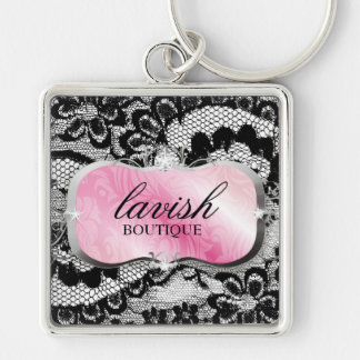 Porte-clés Plateau 311 et dentelle roses somptueux