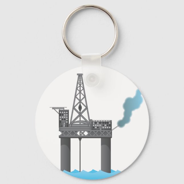 Porte-clés Plateforme pétrolière (Recto)