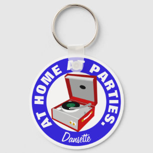 Porte-clés Platine tourne-disques rétro Dansette vintage