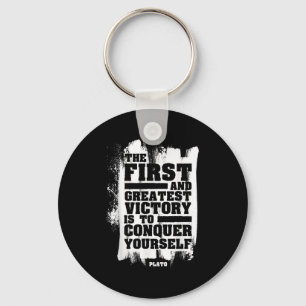 Porte-clés Platon stoïque pleine conscience Citation stoïcism