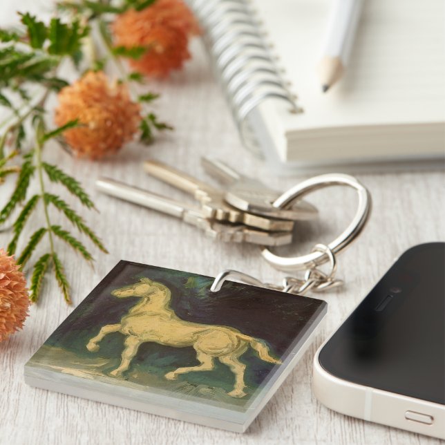 Porte-clés Plâtre Statuette d'un cheval par Vincent van Gogh (Devant Droit)