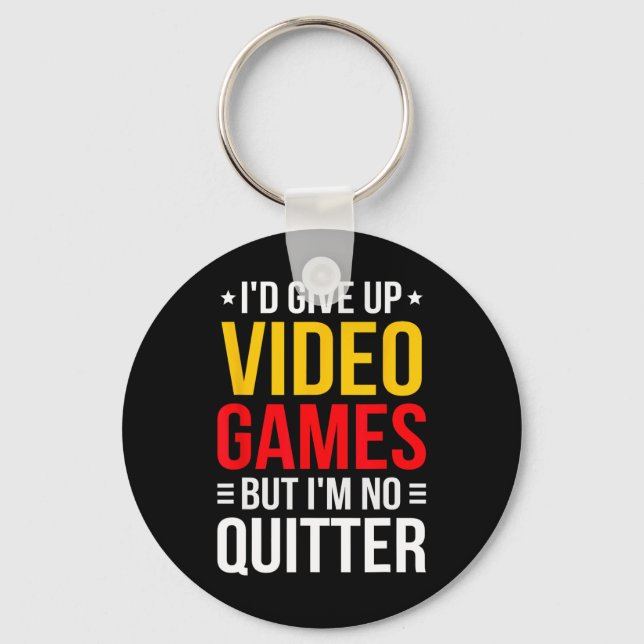 Porte-clés Playing Video Games - Video Gamer Meme - Funny Vid (Recto)