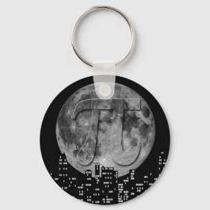 Porte-clés Pleine lune Pi Dans Le Ciel