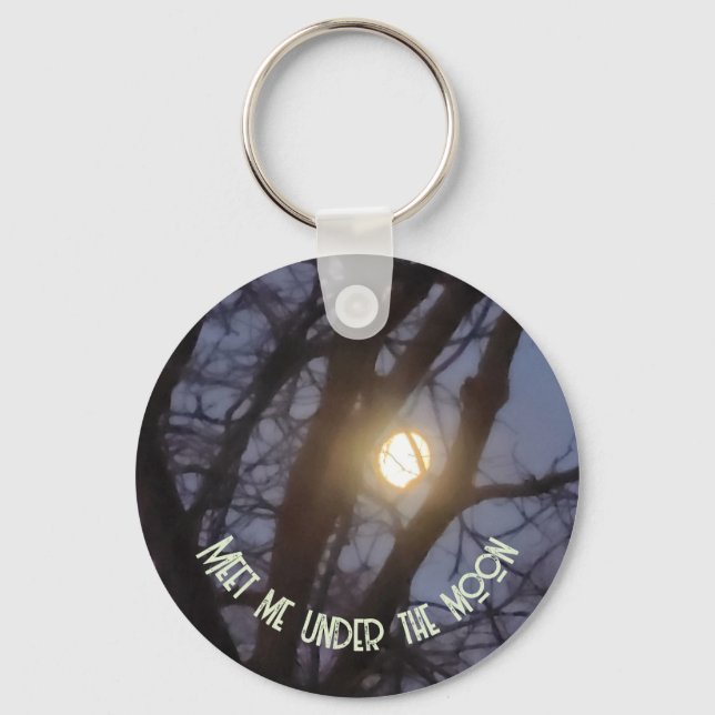 Porte-clés Pleine Lune Sombres (Recto)