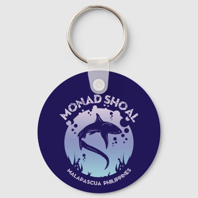 Porte-clés Plongée De Requins À Monad Shoal (Recto)