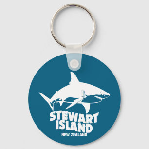 Porte-clés Plongée sous-marine avec requins - Stewart Island