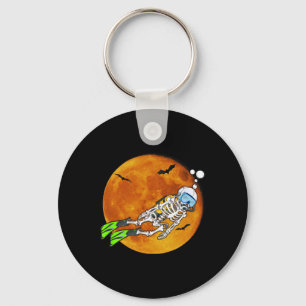 Porte-clés Plongée sous-marine Halloween Plongeur plongée sou