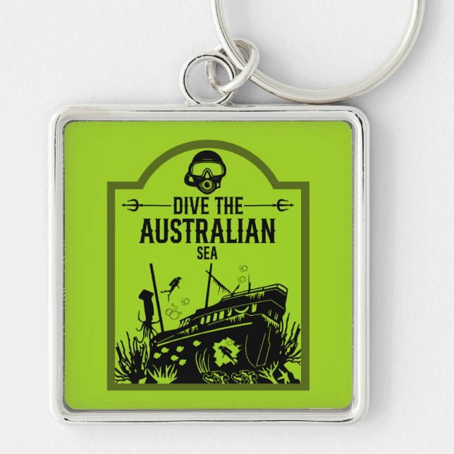 Porte-clés Plongée sur épaves Australie  (Devant)