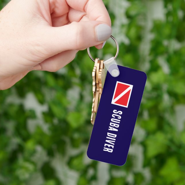Porte-clés Plongeur en scaphandre autonome (main)
