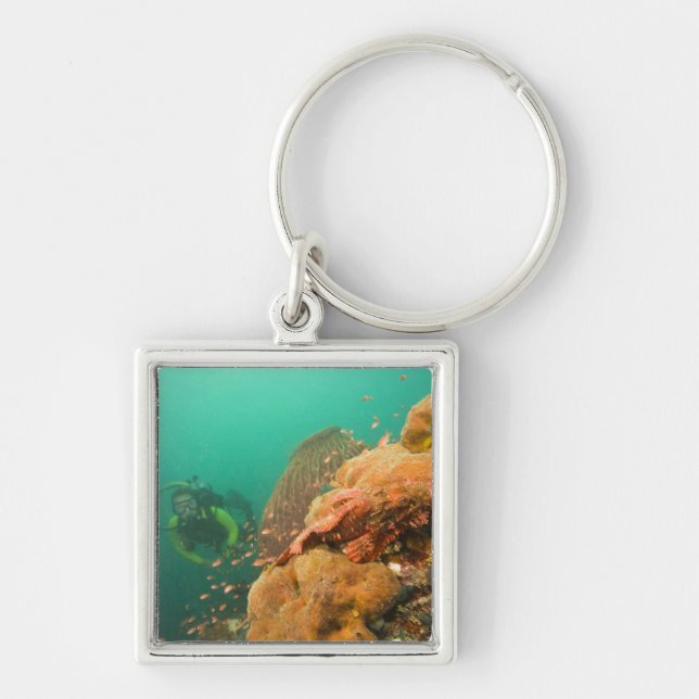 Porte-clés plongeur & Scorpionfish Scorpanopsis (Devant)