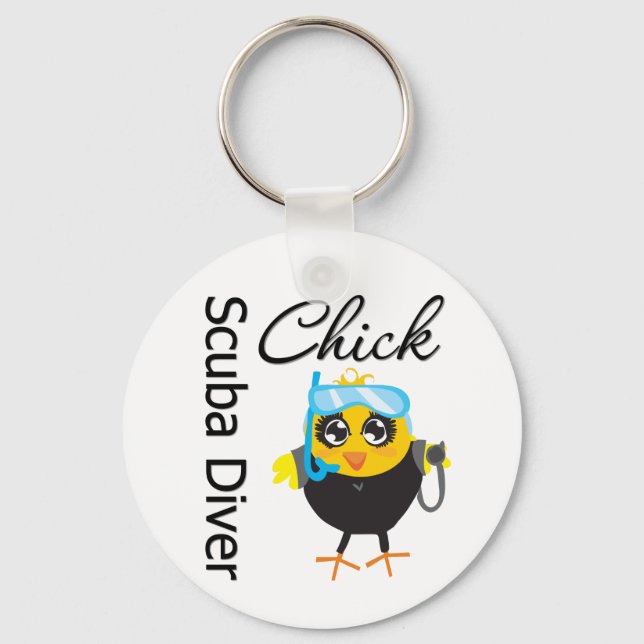 Porte-clés Plongeur Scuba (Recto)