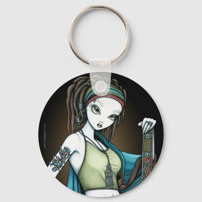 Porte-clés "Pluie" Tribal Dreadlock Pluie Maker Fae Porte - c (Recto)