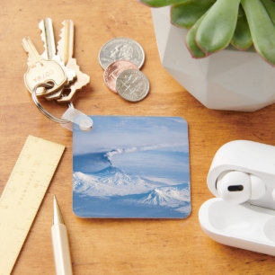 Porte-clés Plume Émanant Du Volcan Kliuchevskoi.