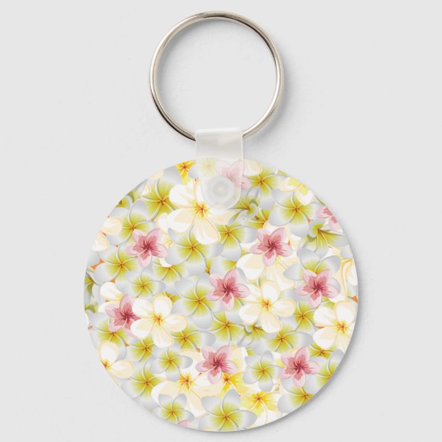 Porte-clés Plumeria Love Me (Recto)