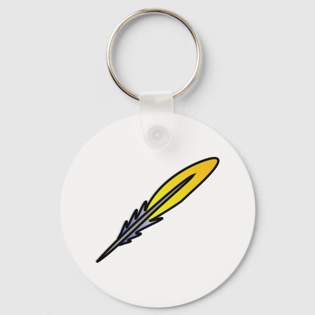 Porte-clés Plumes (Recto)