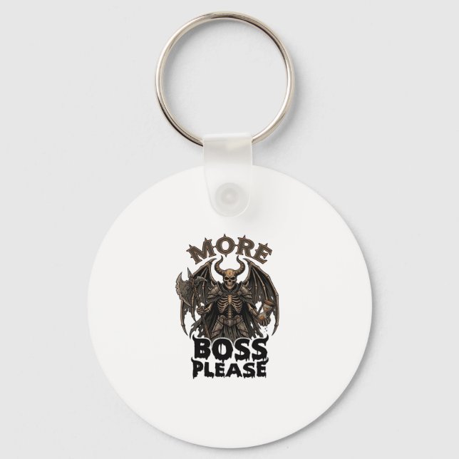 Porte-clés Plus de Boss S'il Vous Plaît Halloween Démon Squel (Recto)