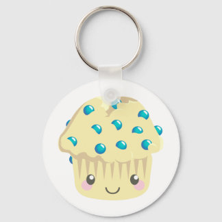 Porte-clés Plus de visages de muffin Kawaii