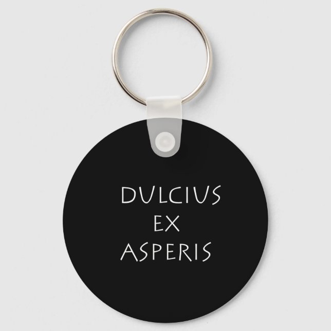 Porte-clés Plus doux après les difficultés (Recto)