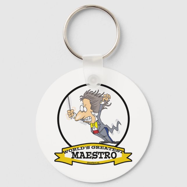 PORTE-CLÉS PLUS GRAND MAESTRO HOMMES DESSIN ANIMÉ (Recto)